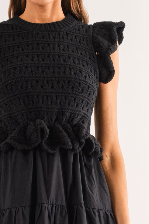 BLACK LONG DRESS